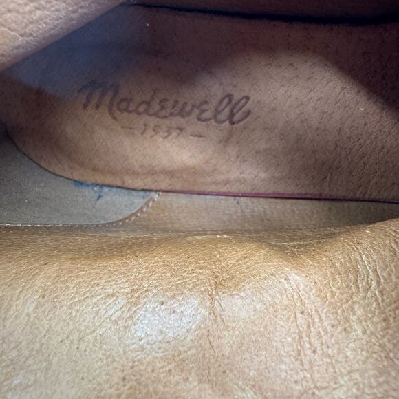 Madewell 1937 Sage Pull On Zip Suede Leather Western Casual Bootie size 9 - Picture 3 of 7